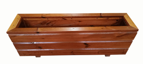 فلاور باکس ترموود ضد آب با لاک محافظ پلی اورتان کد FB1502 با 5 سال ضمانت در برابر پوسیدگی