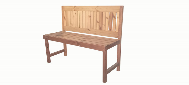 صندلی 2 نفره باغی ترموود با لاک پلی اورتان - کد MF1706-2