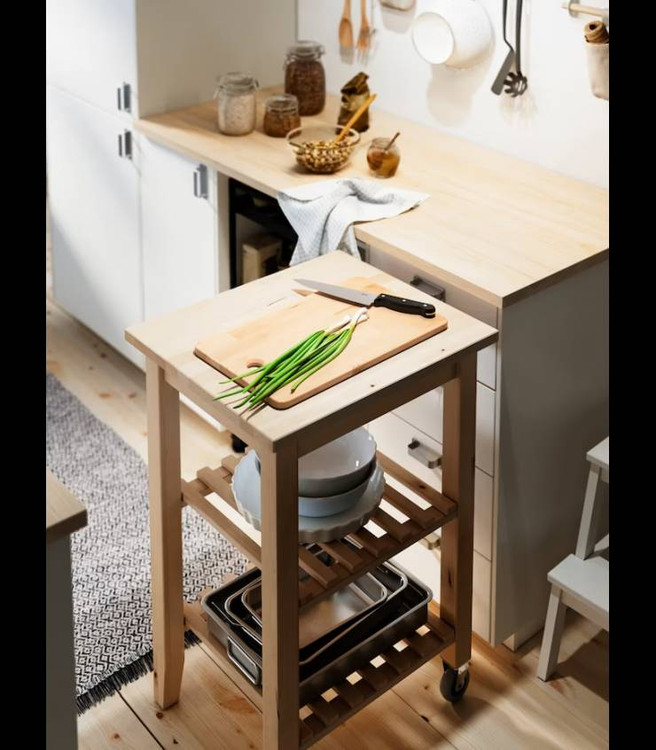 ترولی با چوب رابر و رنگ پلی اورتان - کد T4401