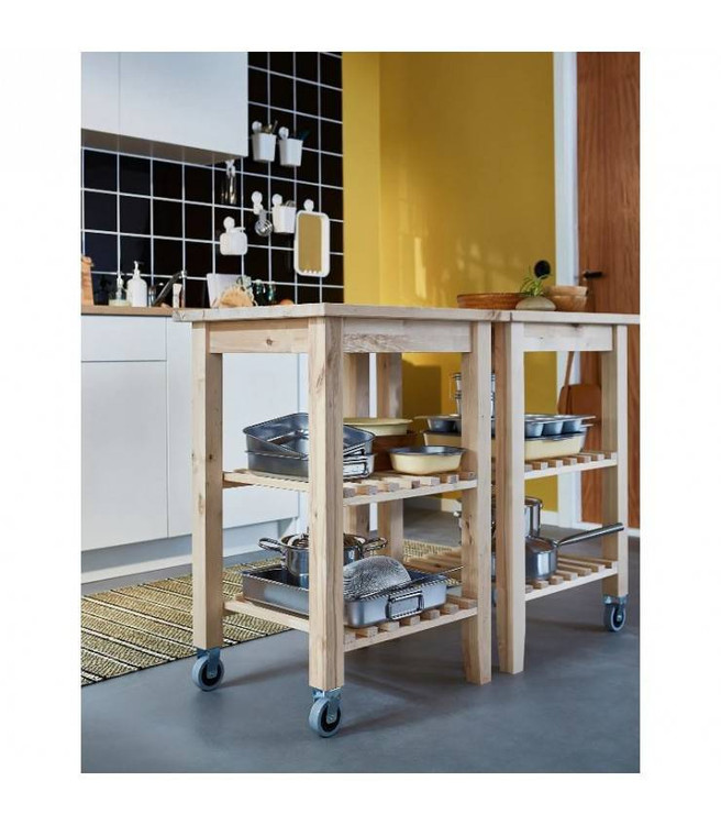 ترولی با چوب رابر و رنگ پلی اورتان - کد T4401