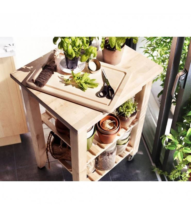 ترولی با چوب رابر و رنگ پلی اورتان - کد T4401