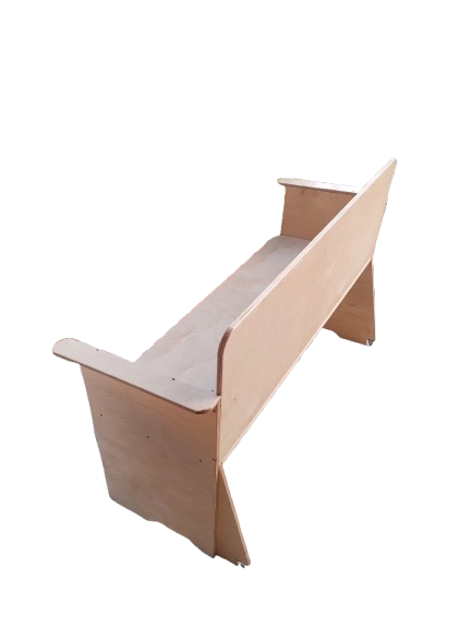 میز و صندلی باغی 6 نفره ضد آب با چوب طبیعی توسکا کد MF1720