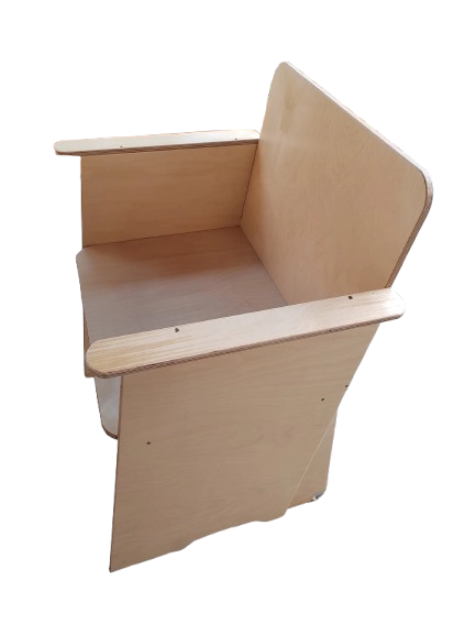 میز و صندلی باغی 6 نفره ضد آب با چوب طبیعی توسکا کد MF1720