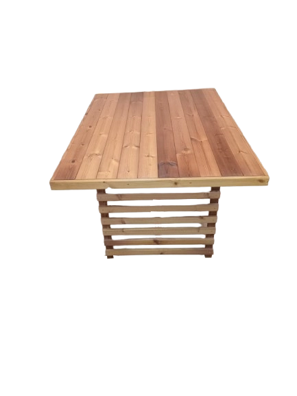 میز و نیمکت ترموود 4 نفره ضد آب فضای باز باغی کد MF1703