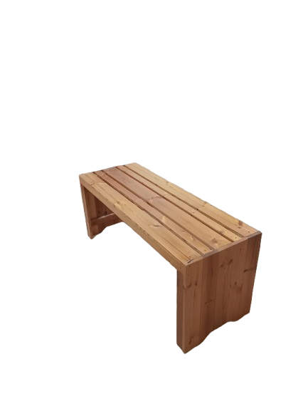میز و نیمکت باغی ترموود 4 نفره با لاک پلی اورتان فضای باز - کد MF1703