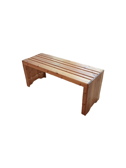 میز و نیمکت باغی ترموود 4 نفره با لاک پلی اورتان فضای باز - کد MF1703