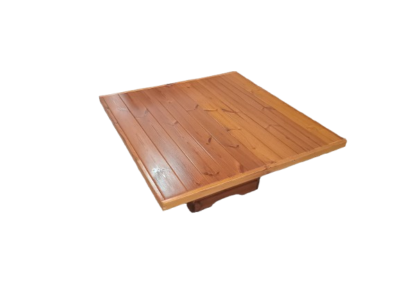 میز ترموود با لاک پلی اورتان برای نیمکت و صندلی مناسب استخر و فضای باز باغی - کد MF1711