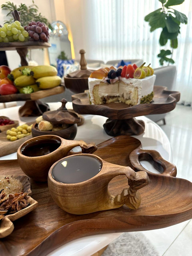 کوکسا پاپیون با چوب گردو کد VP812 گروه تولیدی خانه چوبی