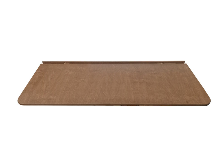 میز دیواری تاشو با چوب چند لایه توسکا و رنگ شکلاتی فندقی کد SH2110 گروه تولیدی خانه چوبی